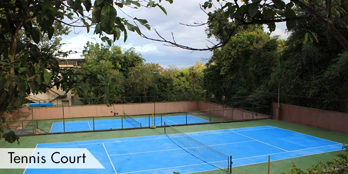 峡谷森林住宅度假村的网球场