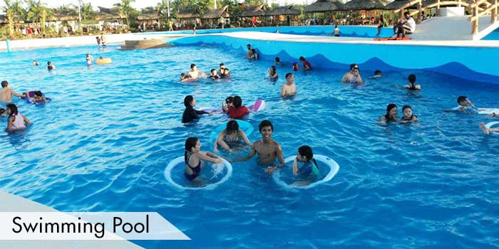 Haciendas de Naga体育俱乐部的游泳池。
