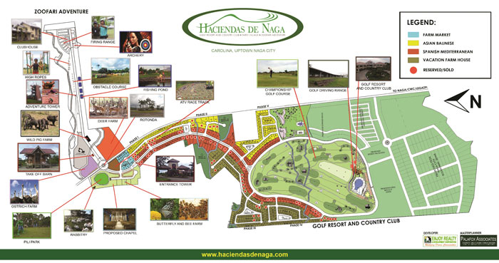 Haciendas de Naga体育俱乐部，Inc. hDN销售图