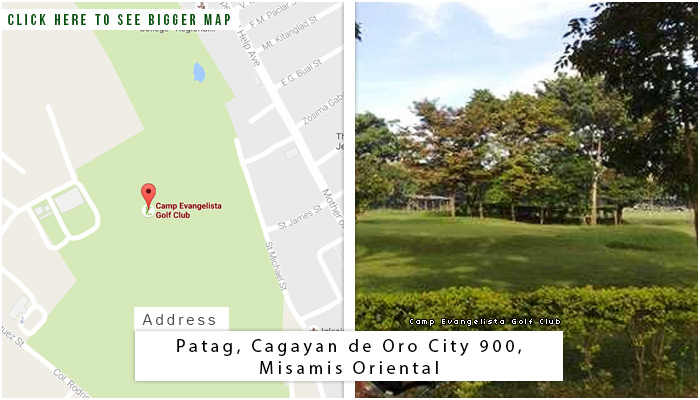 营地Evangelista高尔夫俱乐部位置，地图和地址