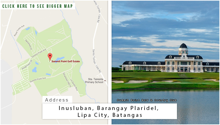 顶峰点高尔夫球和乡村俱乐部位置，地图和地址