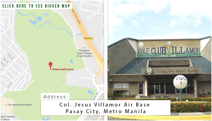 Villamor高尔夫俱乐部位置，地图和地址