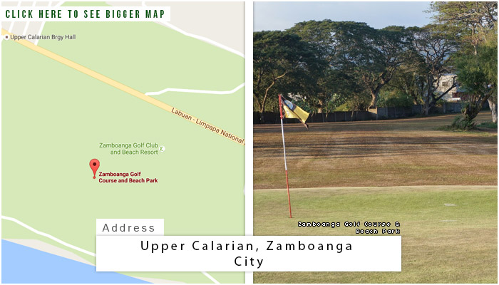 三宝颜高尔夫球场和海滩公园位置，地图和地址